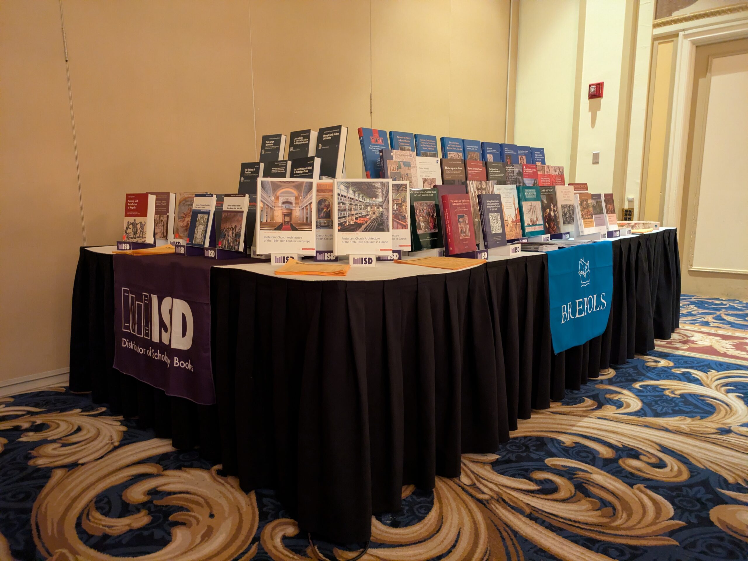 ISD book exhibit at the Sixteenth Century Society Conference 2026, photograph 1