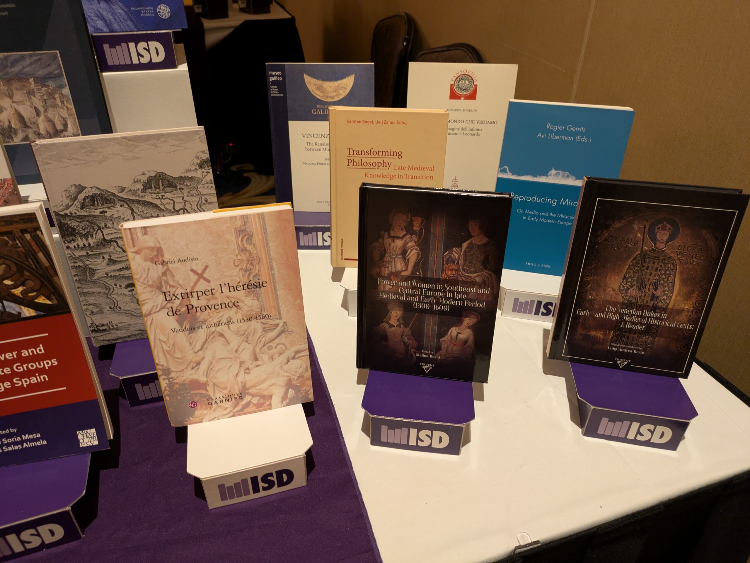 ISD book exhibit at the Sixteenth Century Society Conference 2026, photograph 10