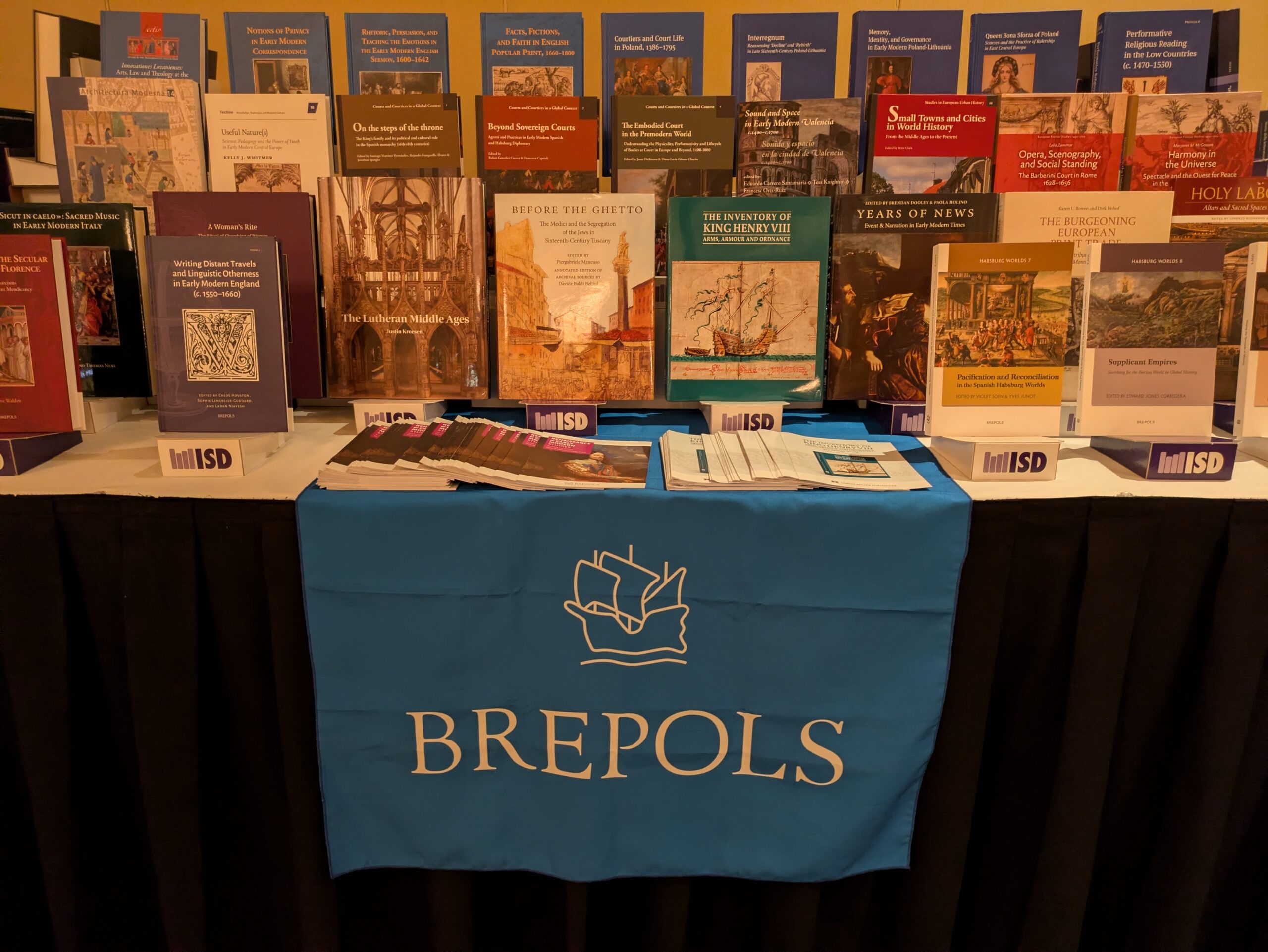 ISD book exhibit at the Sixteenth Century Society Conference 2026, photograph 11