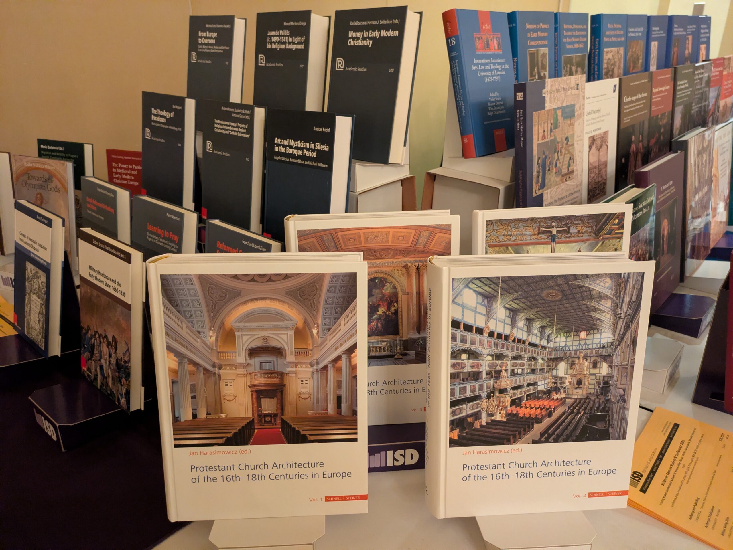 ISD book exhibit at the Sixteenth Century Society Conference 2026, photograph 3
