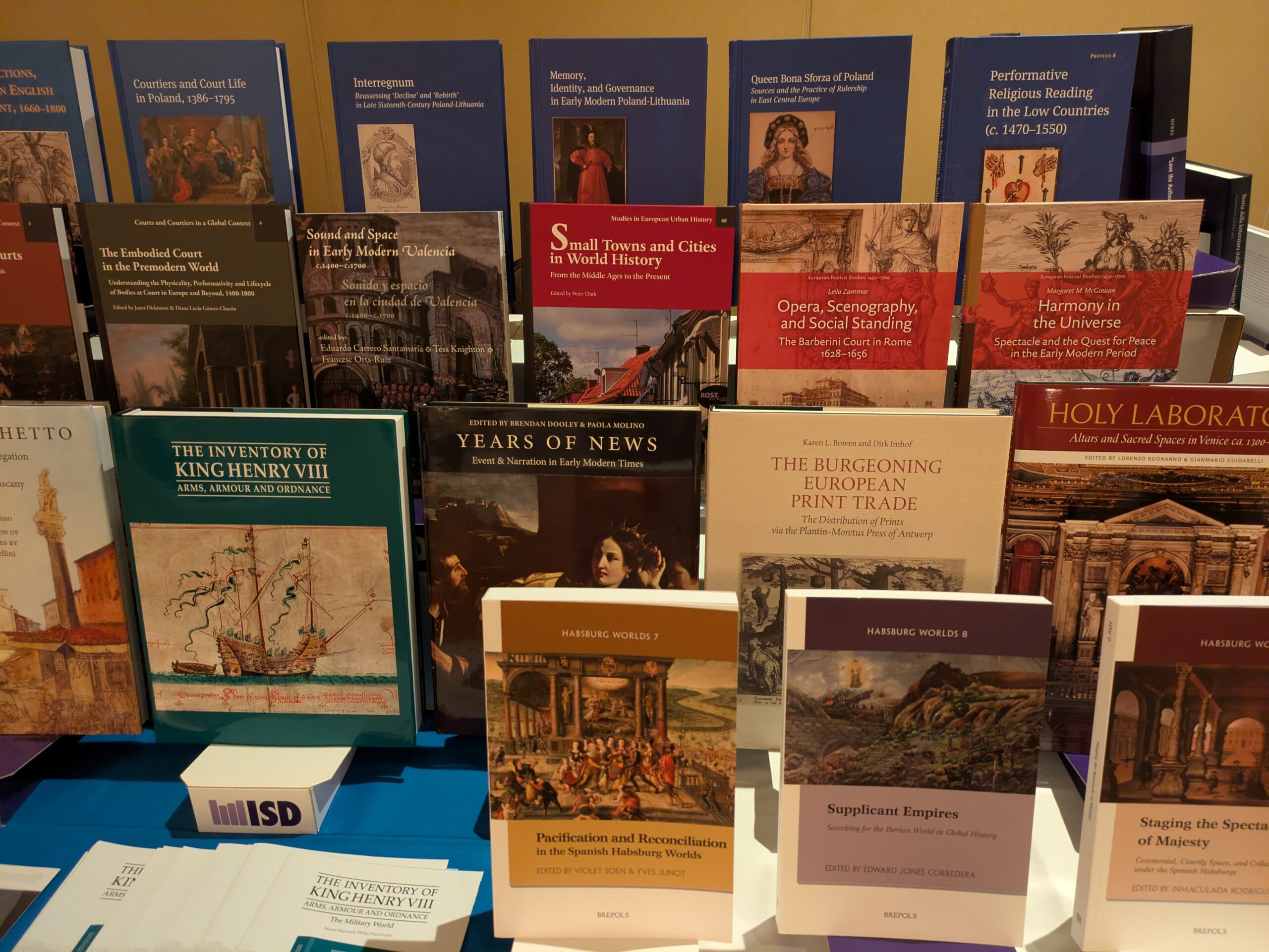 ISD book exhibit at the Sixteenth Century Society Conference 2026, photograph 7
